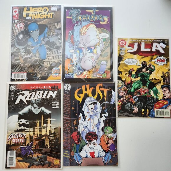 Comic Book Lot Of 17: Exmortis JLA Robin Geeks Harbinger Self Storage Battlefiel - Picture 6 of 7